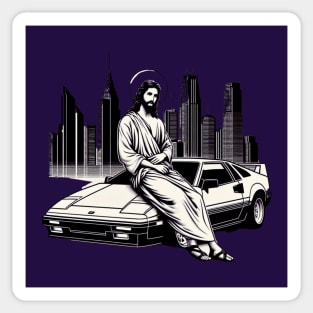 80s Black Work Vapor Vapor Wave JC Minimalist Sticker